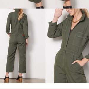 Olive Green Women's Jumpsuit